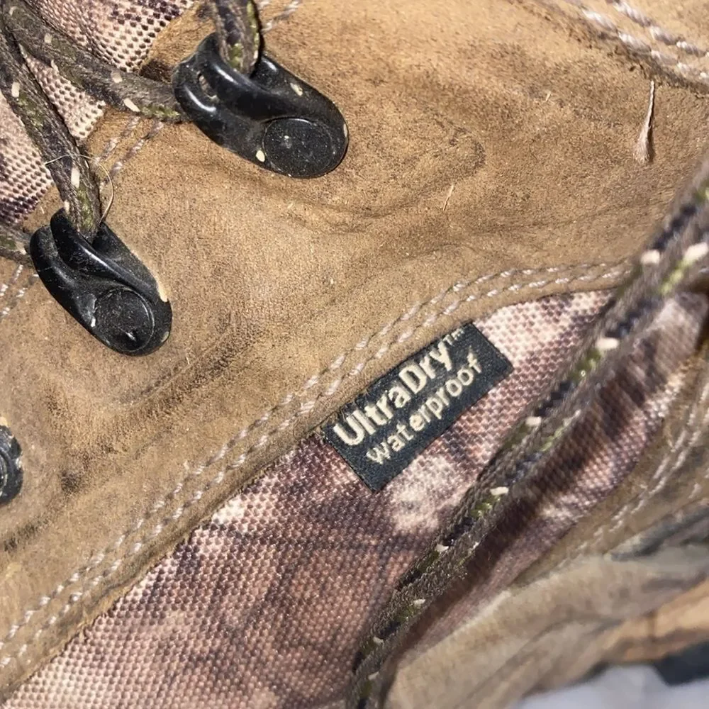 Irish Setter Red Wing Boots 9.5 Camo Waterproof hunting ultra dry 4837 scent